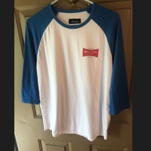 Brixton White And Blue Three Quarter Length Size M